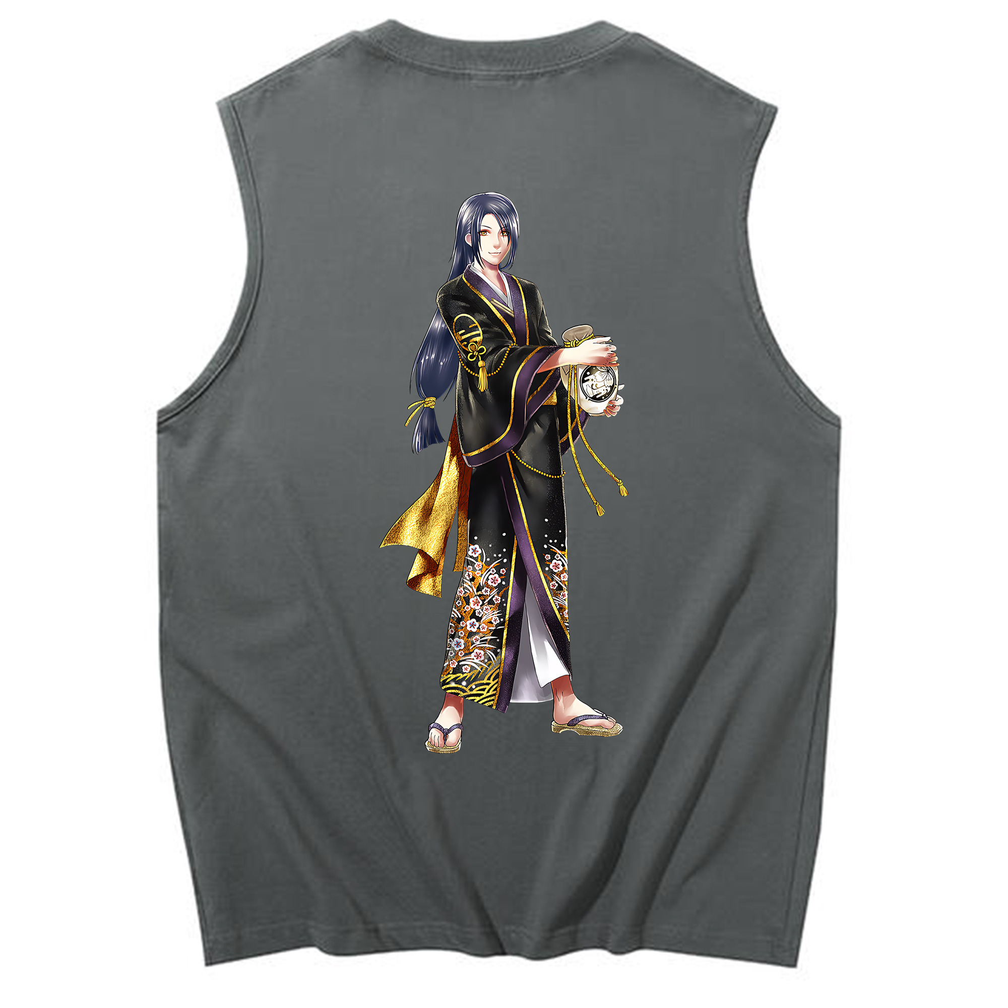 （画像用） 刀剣乱舞 Touken Ranbu コットン100％タンクトップ（背面プリント）